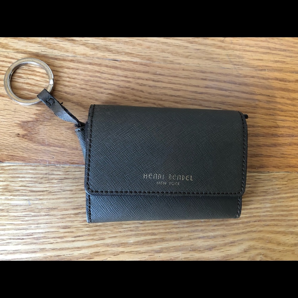 Henri Bendel Olive Green Keychain